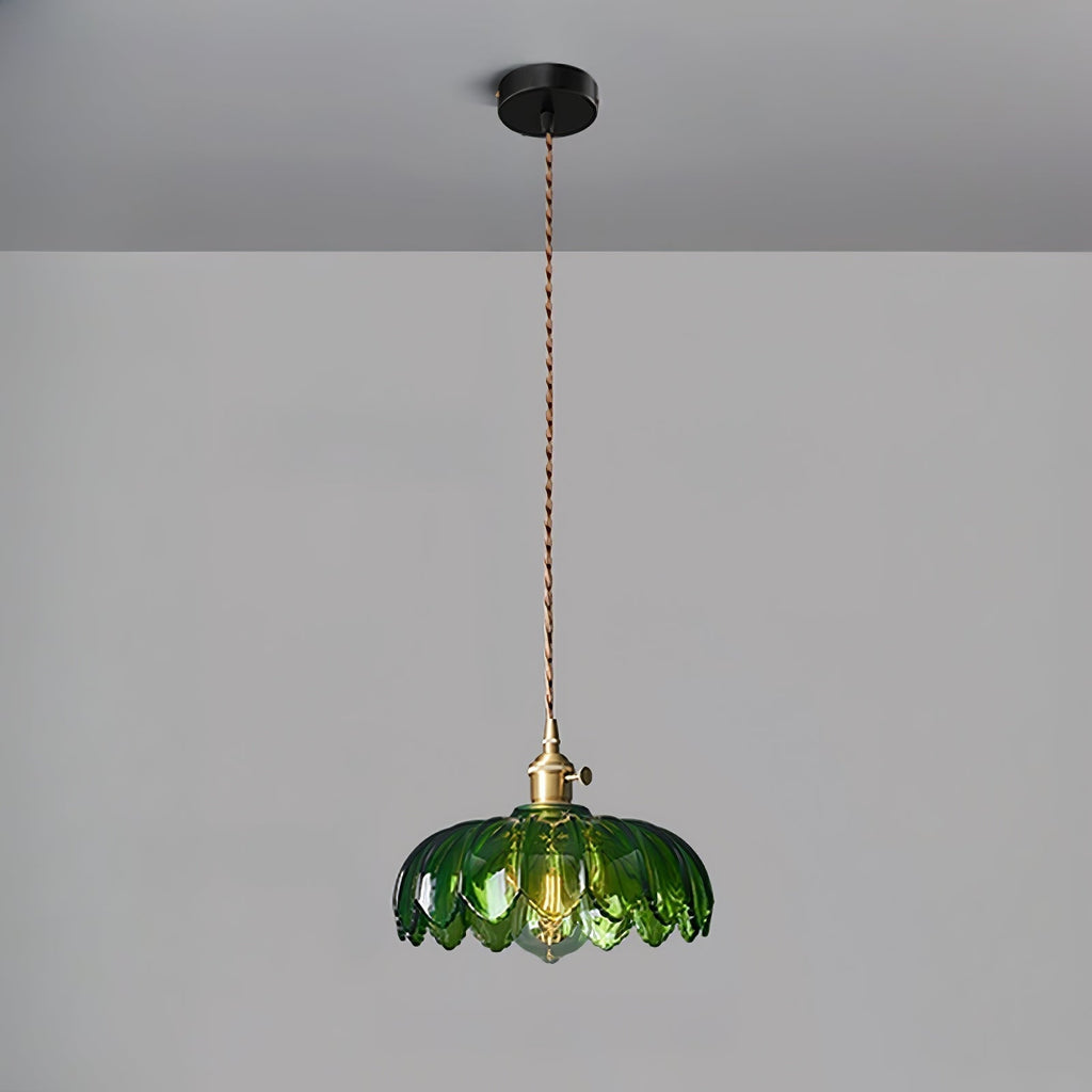 Fioracn luxuriöse Pendelleuchte aus Holz — E26-Fassung, Deckenmontage