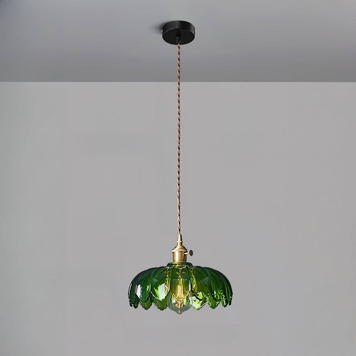Fioracn luxuriöse Pendelleuchte aus Holz — E26-Fassung, Deckenmontage
