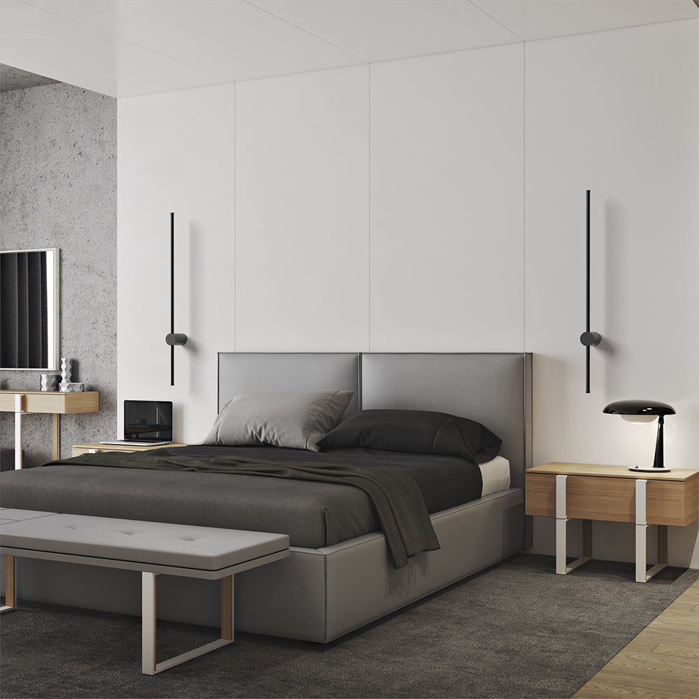 Lumistra lineáris LED fali lámpa modern fali tartóval