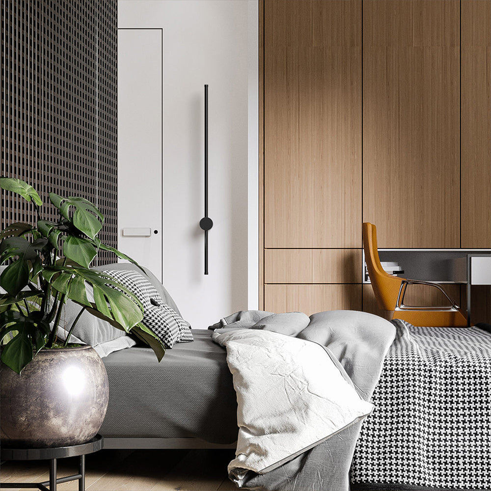 Lumistra lineáris LED fali lámpa modern fali tartóval