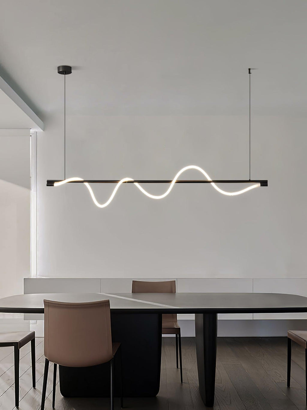 Lampada a sospensione minimalista in ottone Pulse
