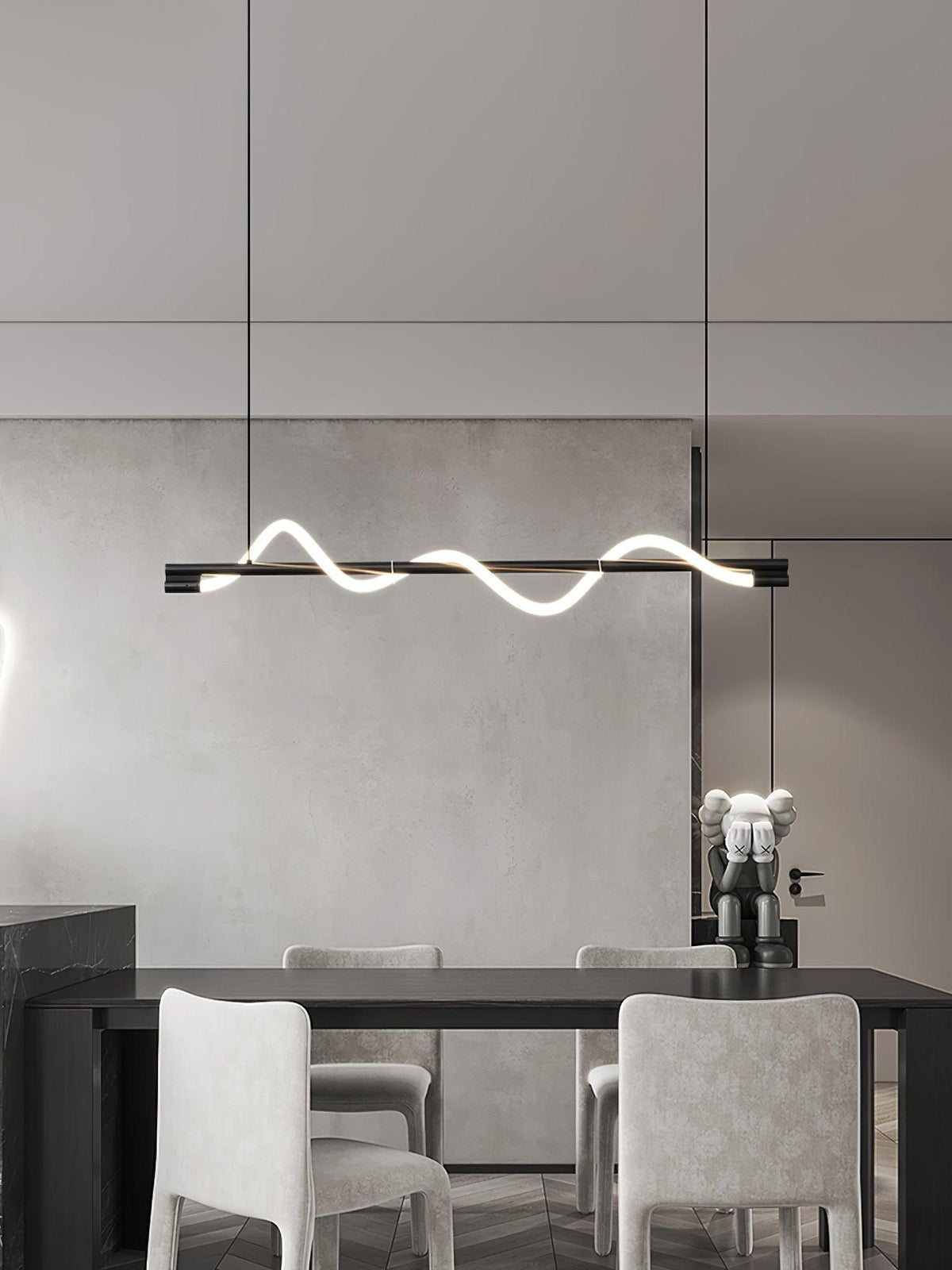 Lampada a sospensione minimalista in ottone Pulse