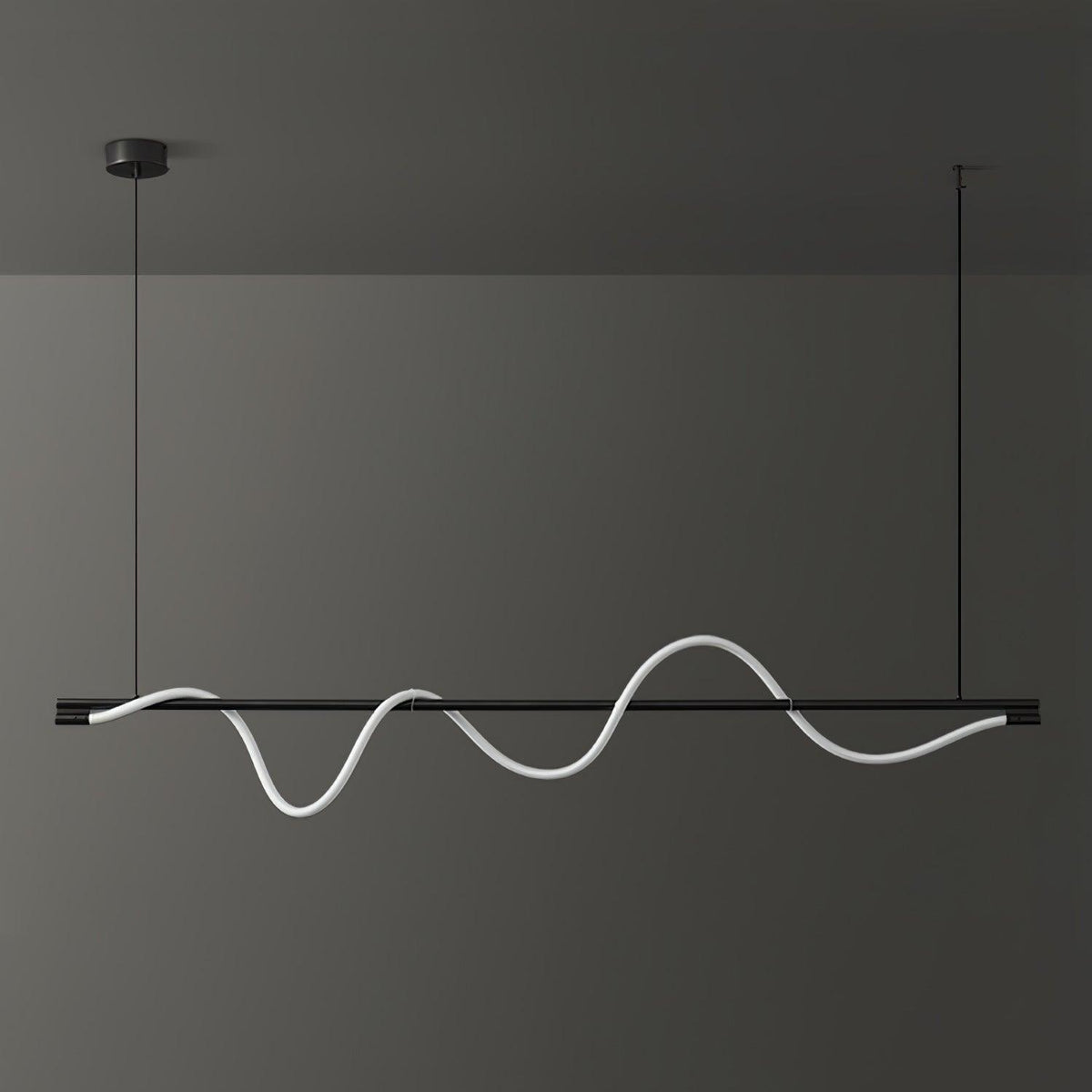 Lampada a sospensione minimalista in ottone Pulse
