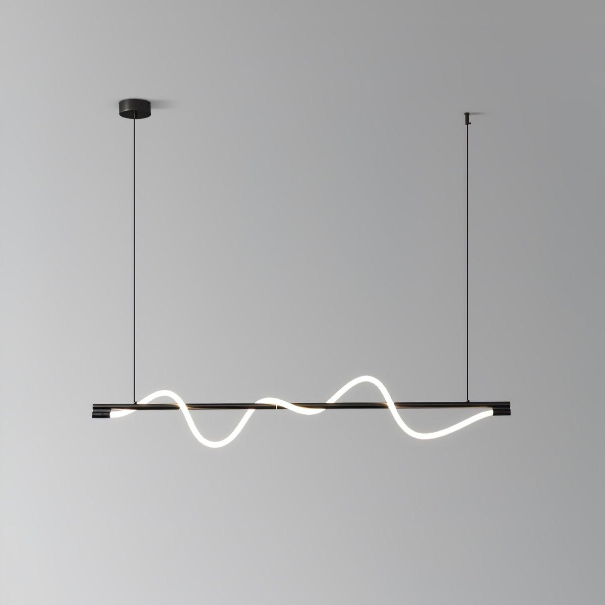 Lampada a sospensione minimalista in ottone Pulse