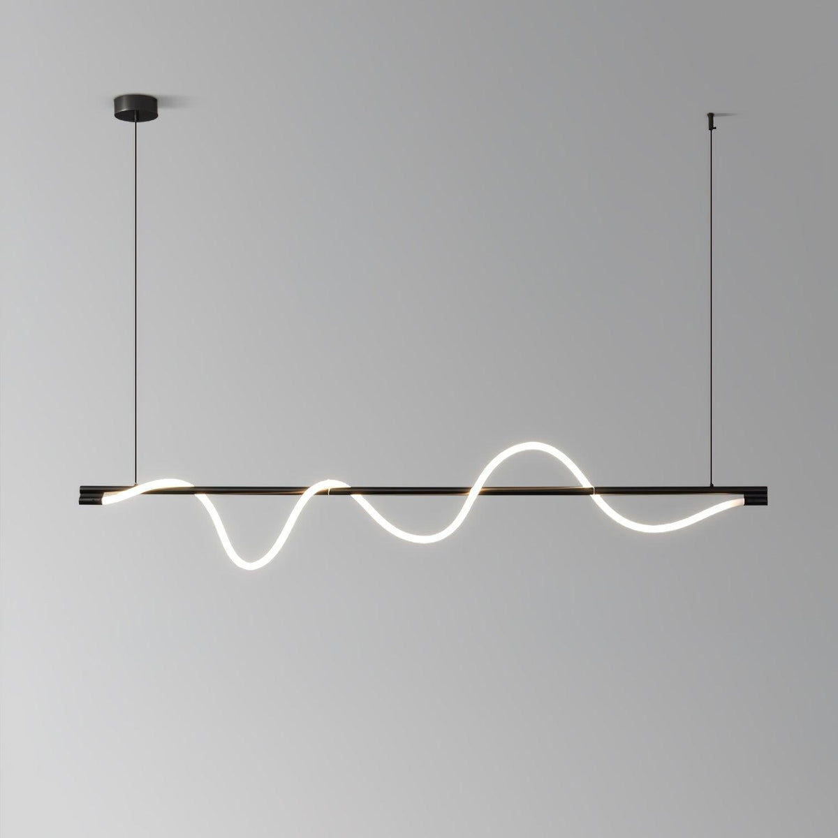 Lampada a sospensione minimalista in ottone Pulse