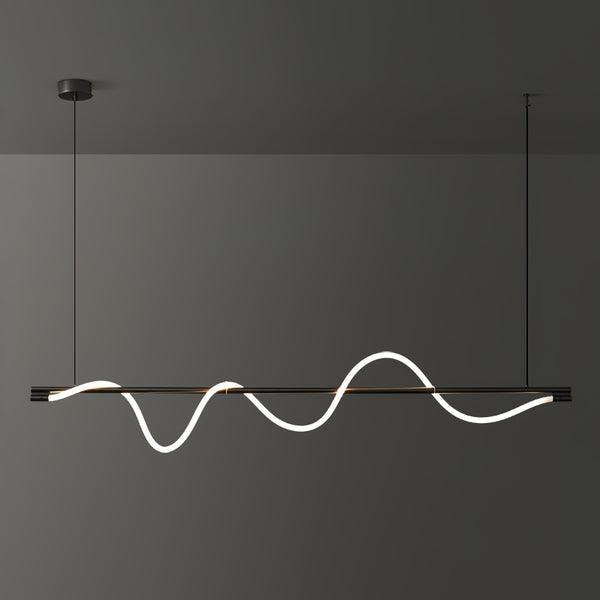 Lampada a sospensione minimalista in ottone Pulse