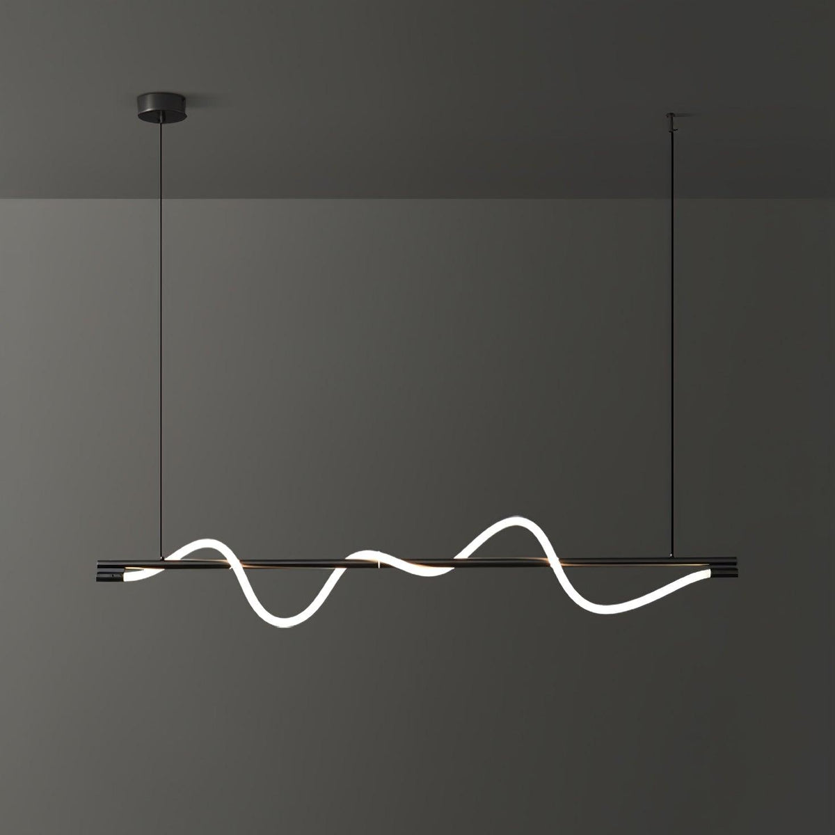 Linear Curve Island Pendant Lamp - Lamp Outdoor
