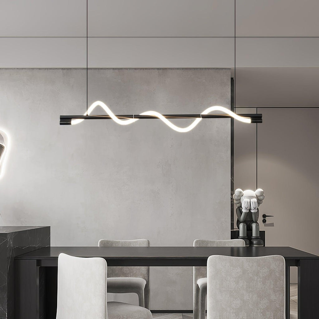 Lampada a sospensione minimalista in ottone Pulse