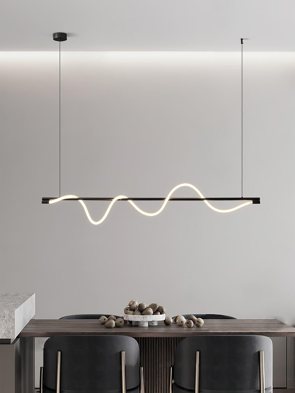 Lampada a sospensione minimalista in ottone Pulse
