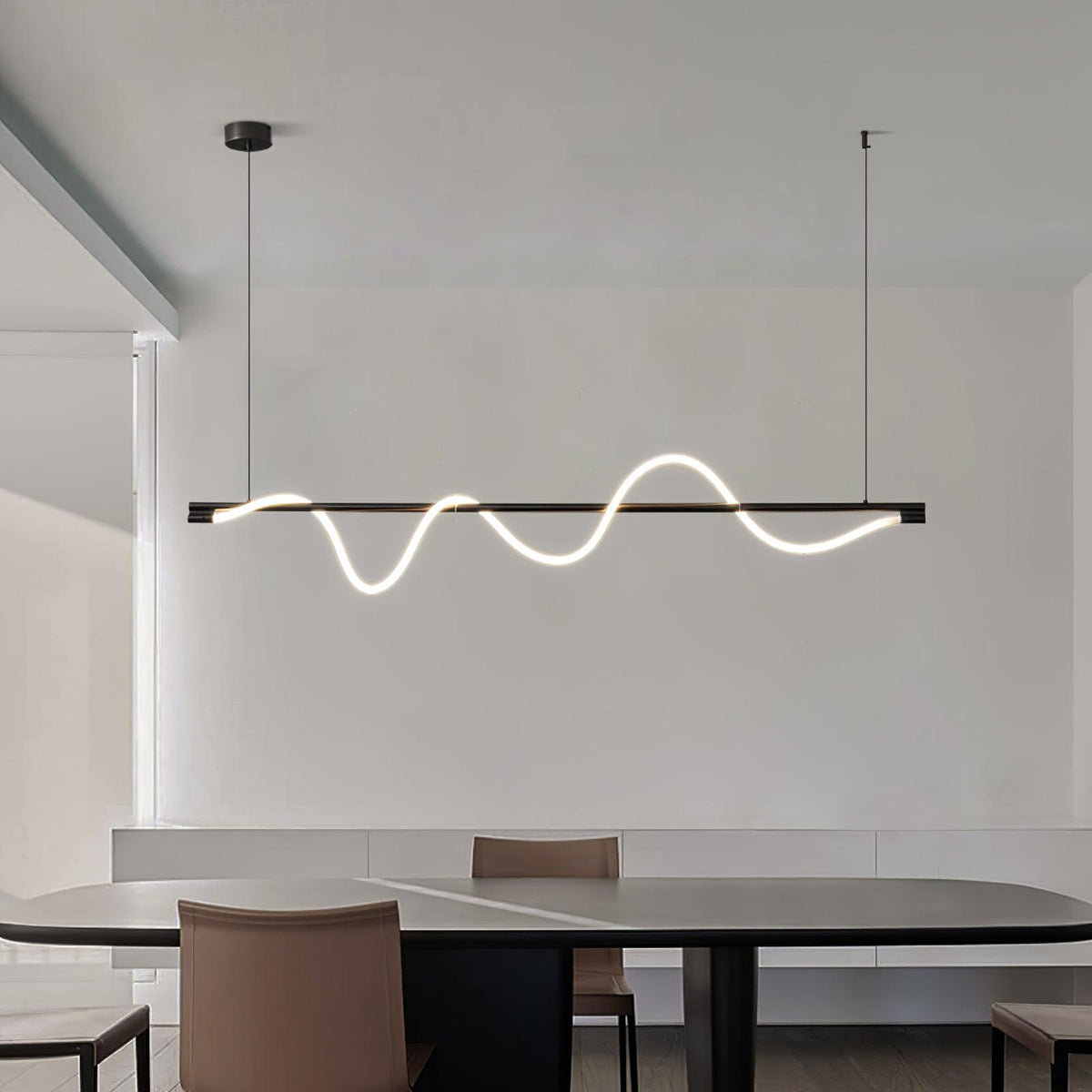 Lampada a sospensione minimalista in ottone Pulse