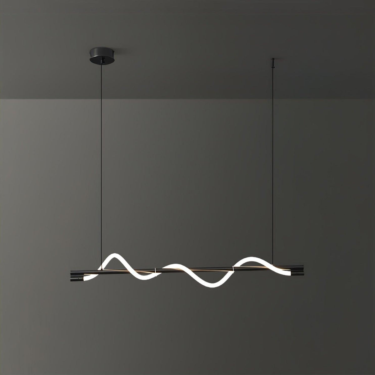 Lampada a sospensione minimalista in ottone Pulse