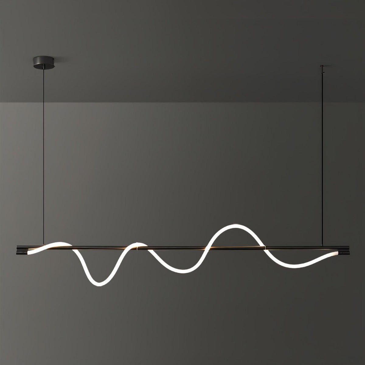 Lampada a sospensione minimalista in ottone Pulse