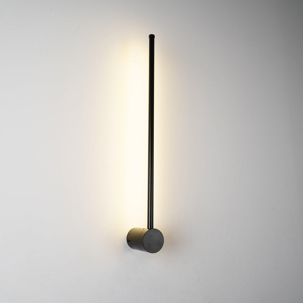 Applique da parete LED lineare — apparecchio tubolare ultrapiatto ∅2,3"