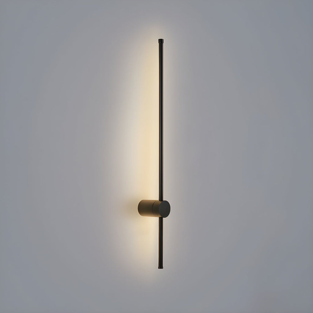 Applique da parete LED lineare — apparecchio tubolare ultrapiatto ∅2,3"