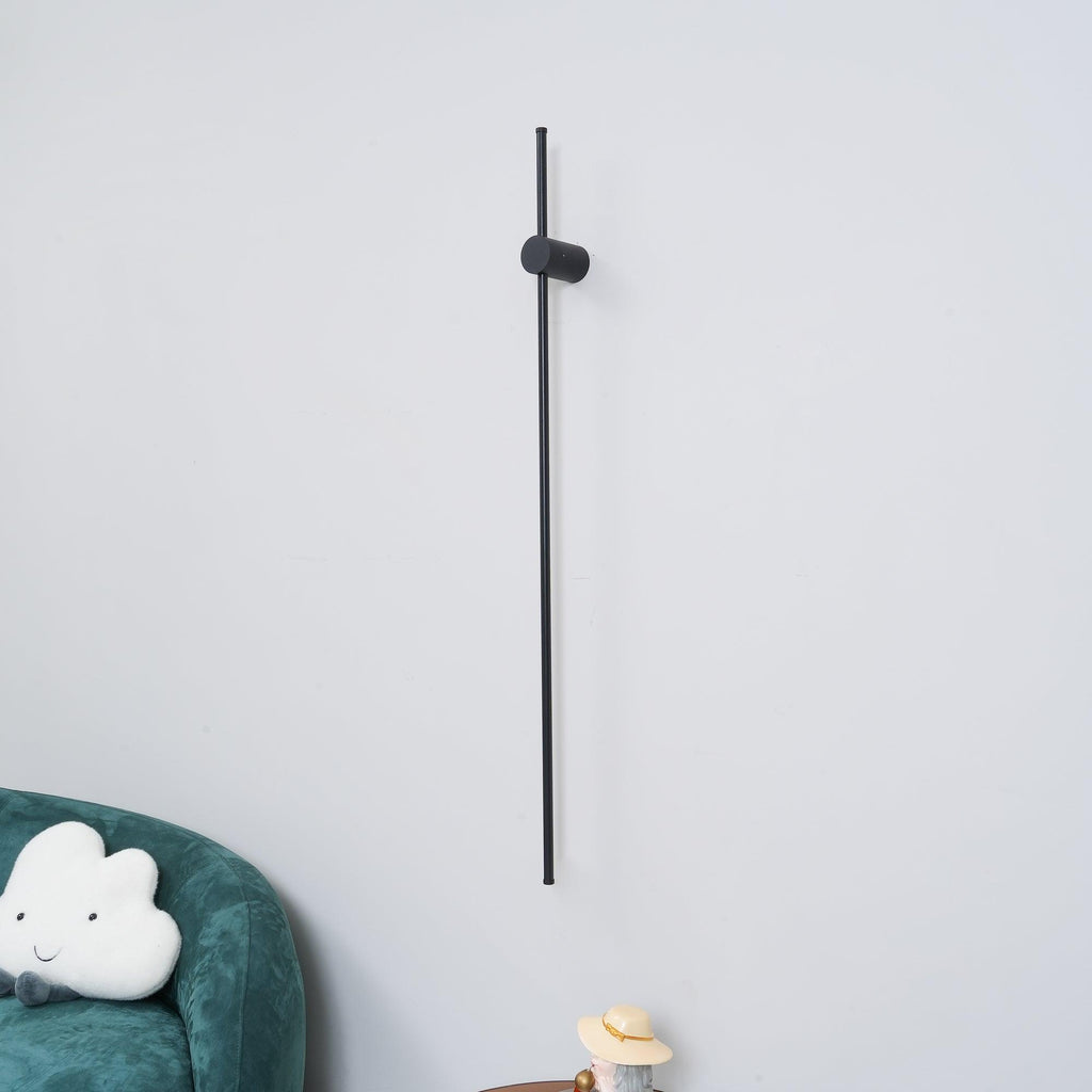 Applique da parete LED lineare — apparecchio tubolare ultrapiatto ∅2,3"