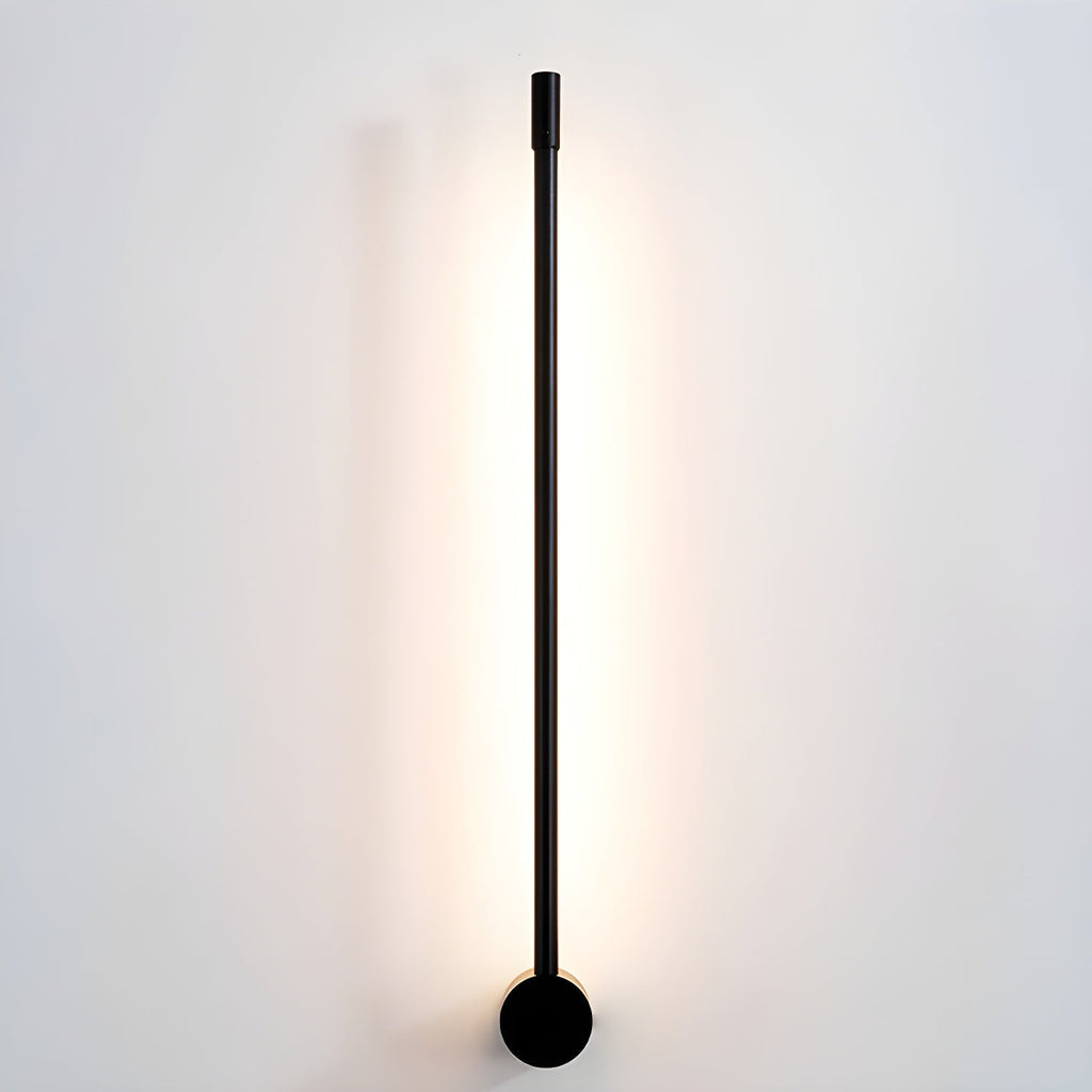 Applique da parete LED lineare — apparecchio tubolare ultrapiatto ∅2,3"