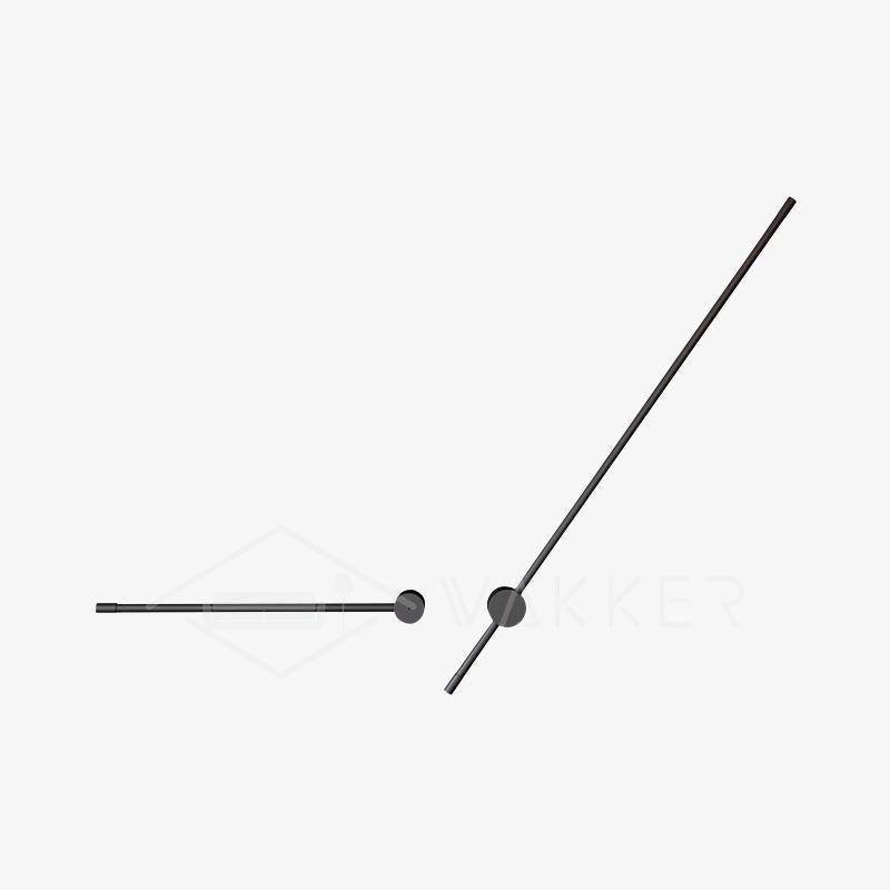 Applique da parete LED lineare — apparecchio tubolare ultrapiatto ∅2,3"