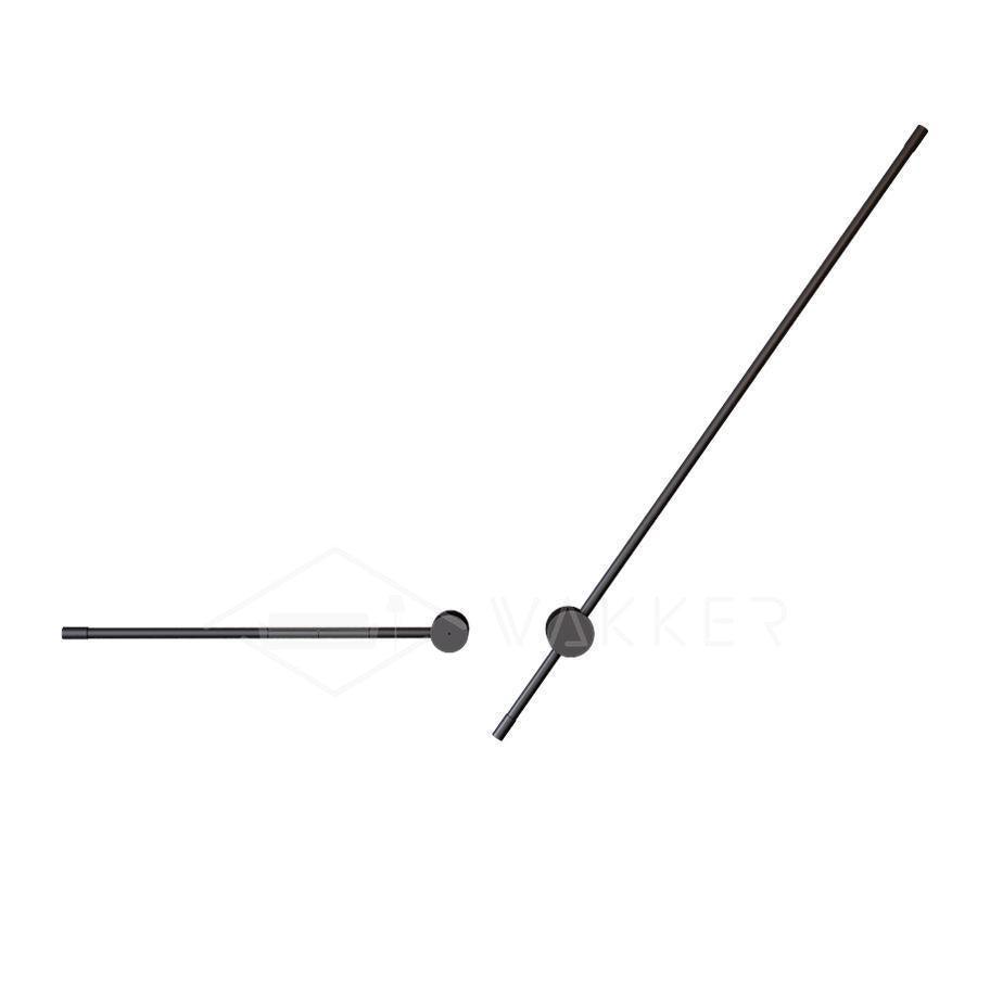 Applique da parete LED lineare — apparecchio tubolare ultrapiatto ∅2,3"