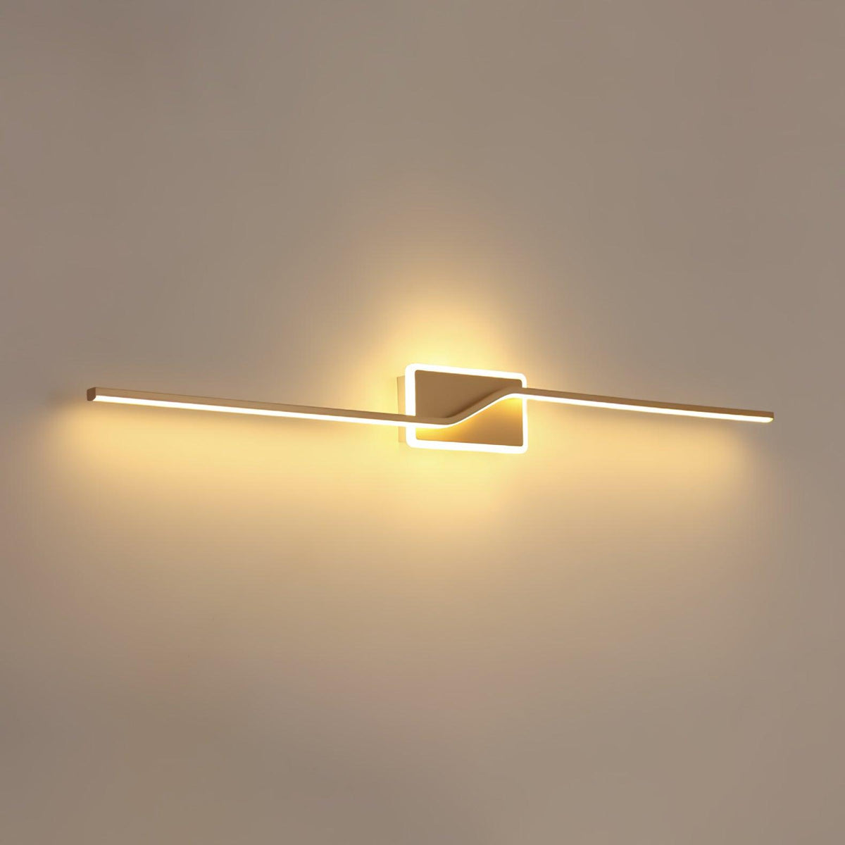 Stitch moderne minimalistische lineare Wandleuchte – Höhe 60cm, 3000K–6000K-Bereich