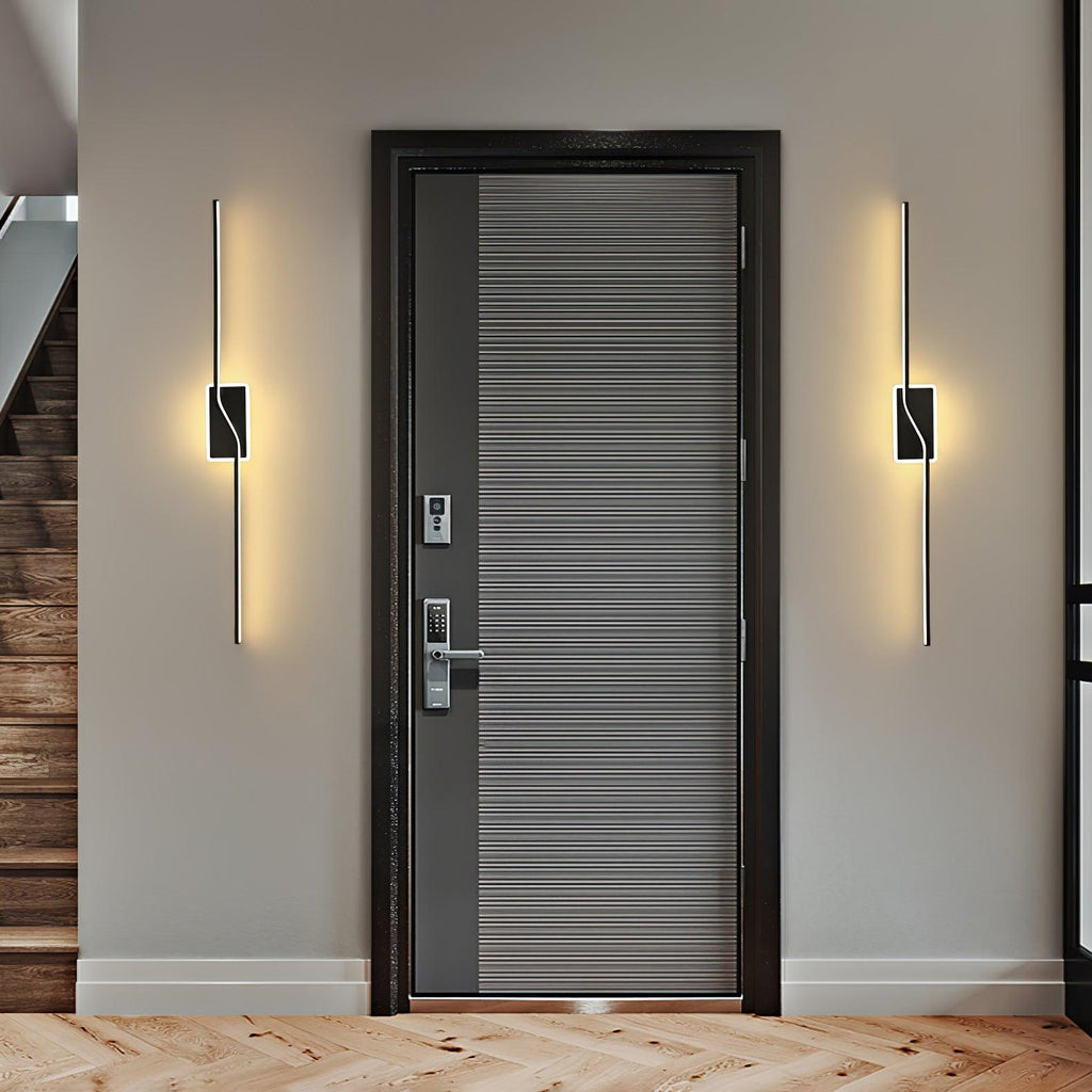 Lampada da parete lineare a striscia moderna e minimalista Stitch - altezza 60cm, intervallo 3000K–6000K