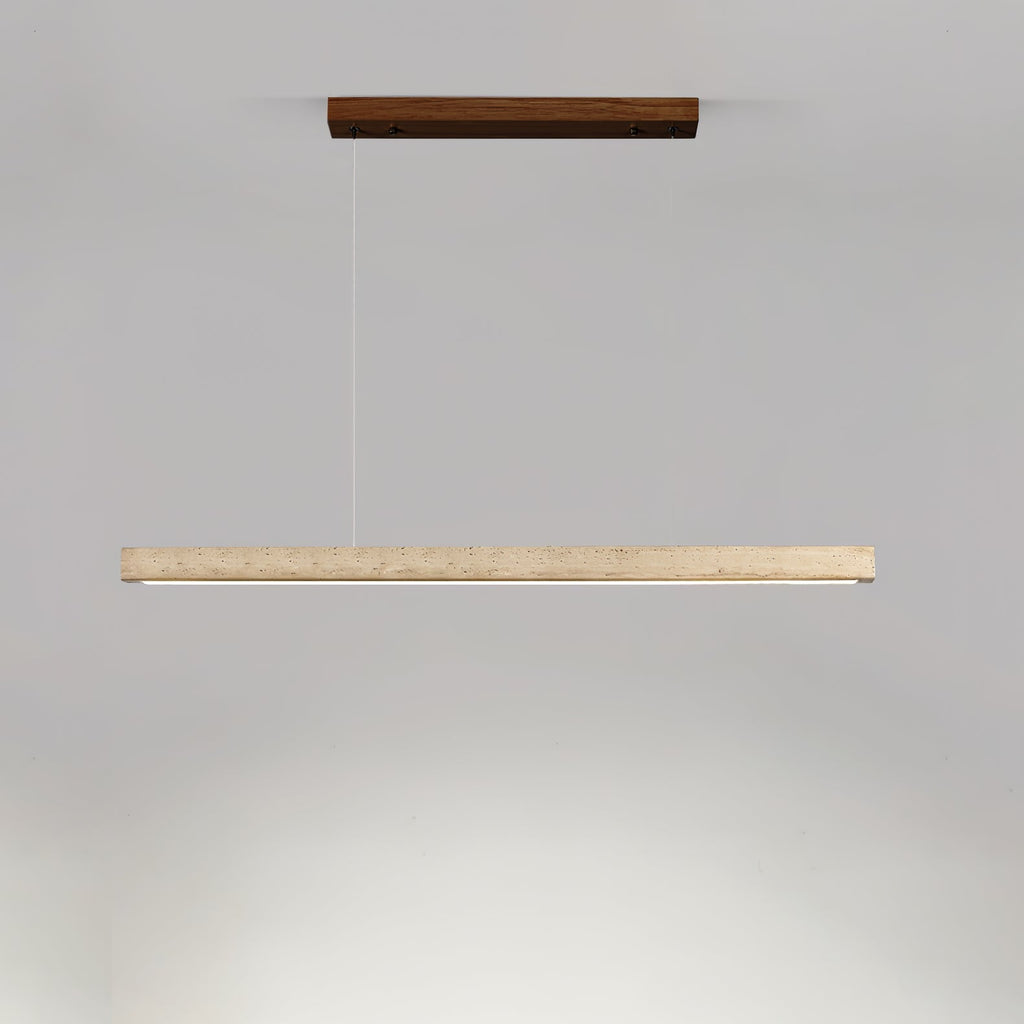 Linear Travertine Pendant Lamp - Vakkerlight