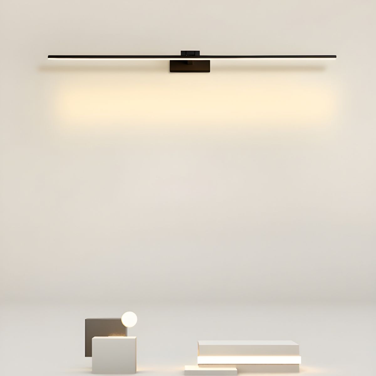 Lineær væglampe — minimalistisk design, integreret LED, 3000K varmt lys