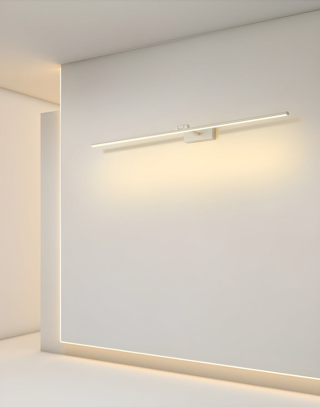 Lineær væglampe — minimalistisk design, integreret LED, 3000K varmt lys