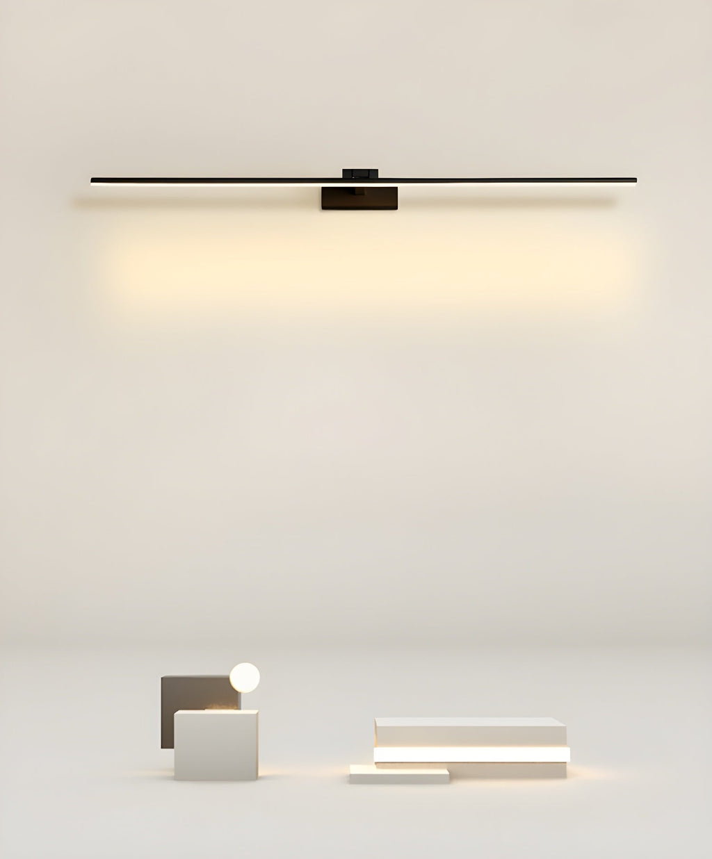 Lineær væglampe — minimalistisk design, integreret LED, 3000K varmt lys