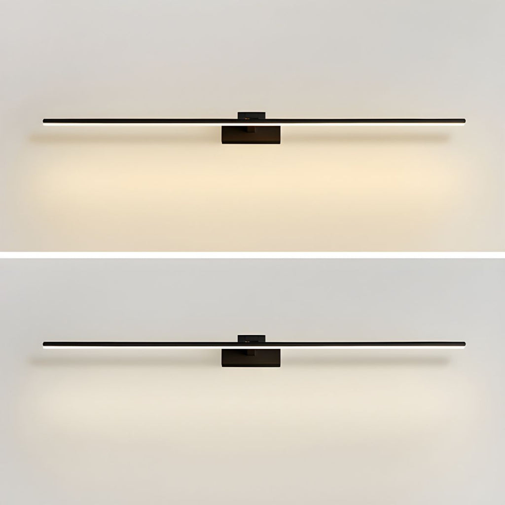 Lineær væglampe — minimalistisk design, integreret LED, 3000K varmt lys