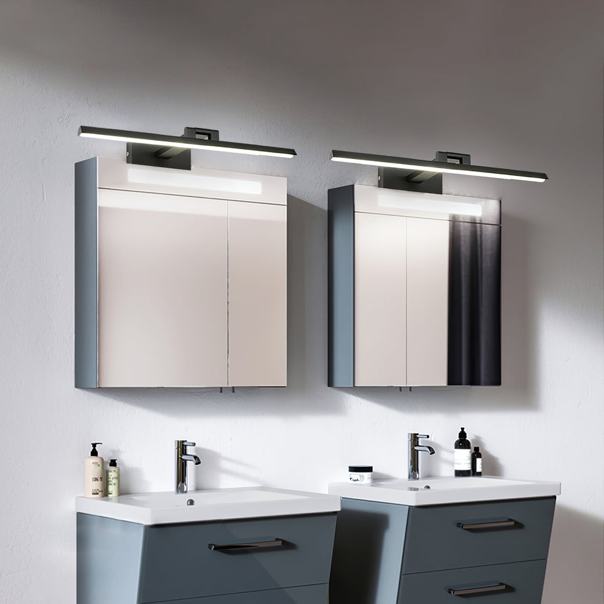 Lineær væglampe — minimalistisk design, integreret LED, 3000K varmt lys