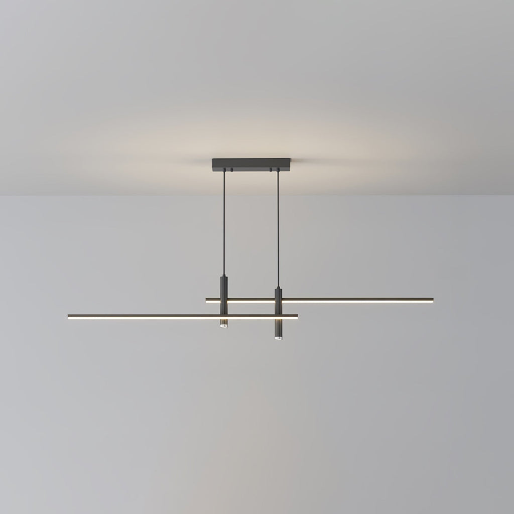Lampada a sospensione lineare Prym — design moderno minimalista