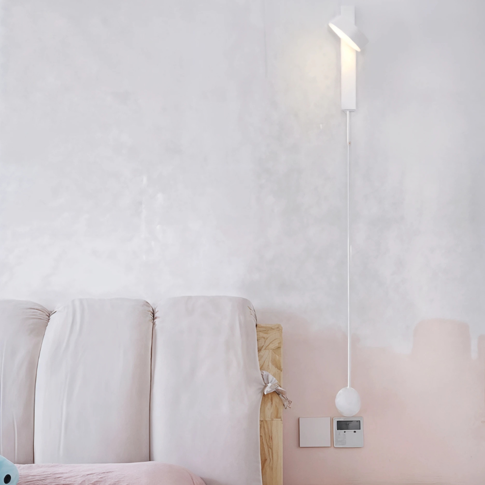 Lampe murale intérieure minimaliste Liorna avec lumière d'ambiance