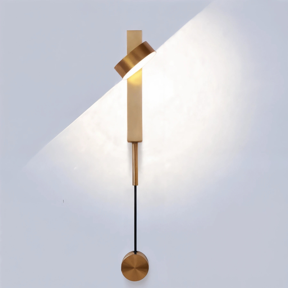Lampe murale intérieure minimaliste Liorna avec lumière d'ambiance