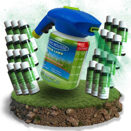 LawnNova Hydro Mousse Semburan Benih Rumput Untuk Rumput Berlapis dan Kawasan Laluan Tinggi
