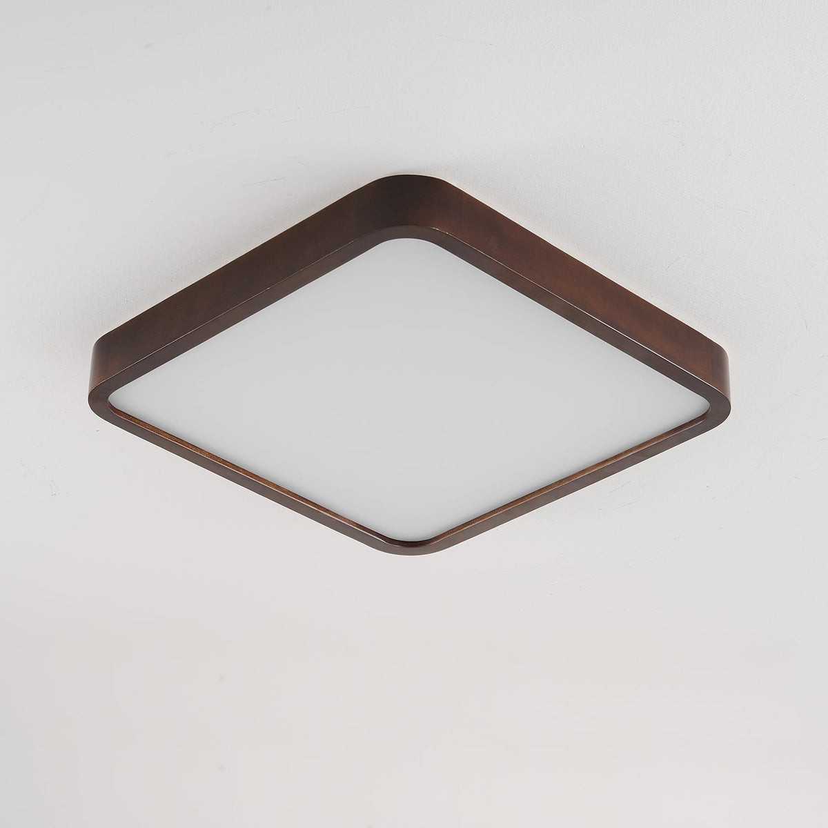 Vanoren Rechteckige Holz-Deckenleuchte — Modernes minimalistisches Design