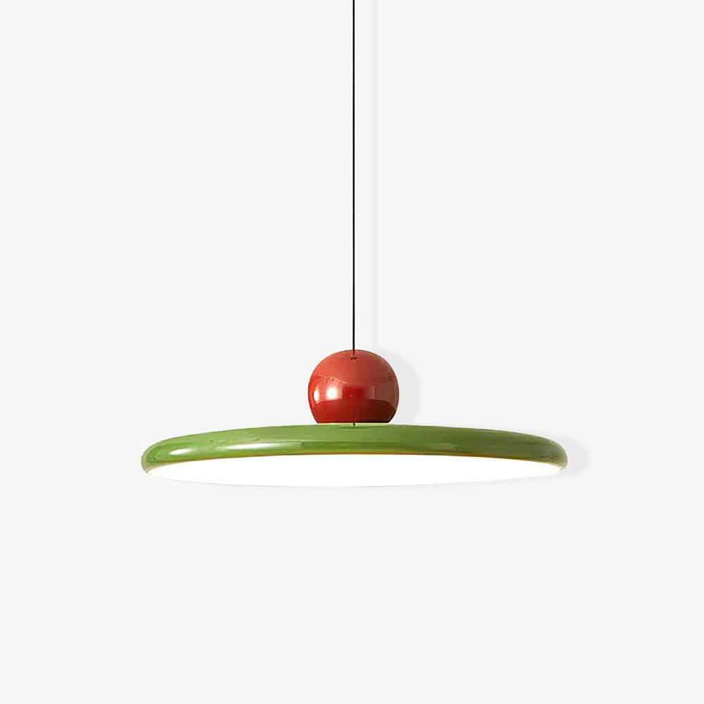 Lola Pendelleuchte — runde minimalistische Deckenleuchte, sanftes Licht
