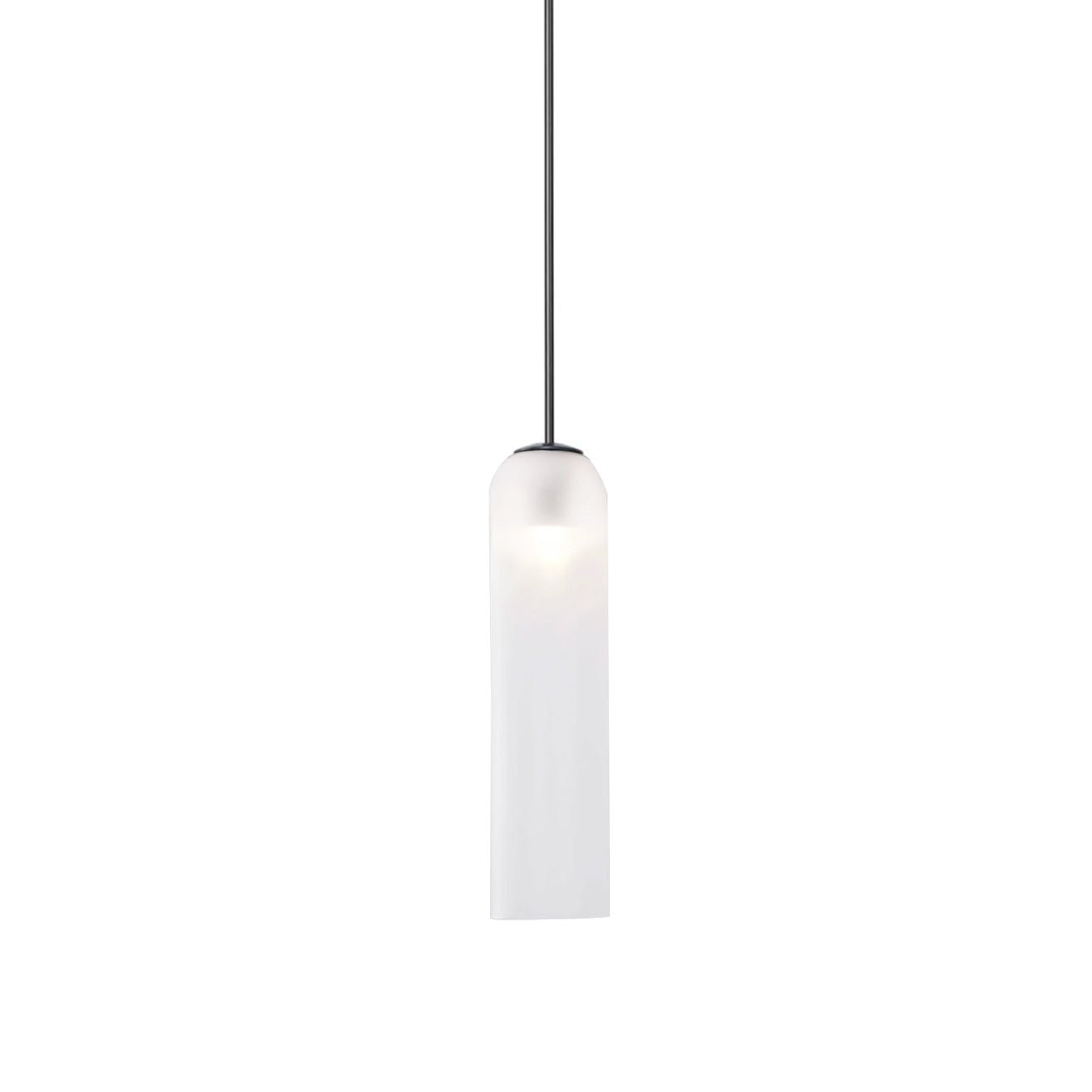 Mundgeblasene zylindrische Glas-Pendelleuchte