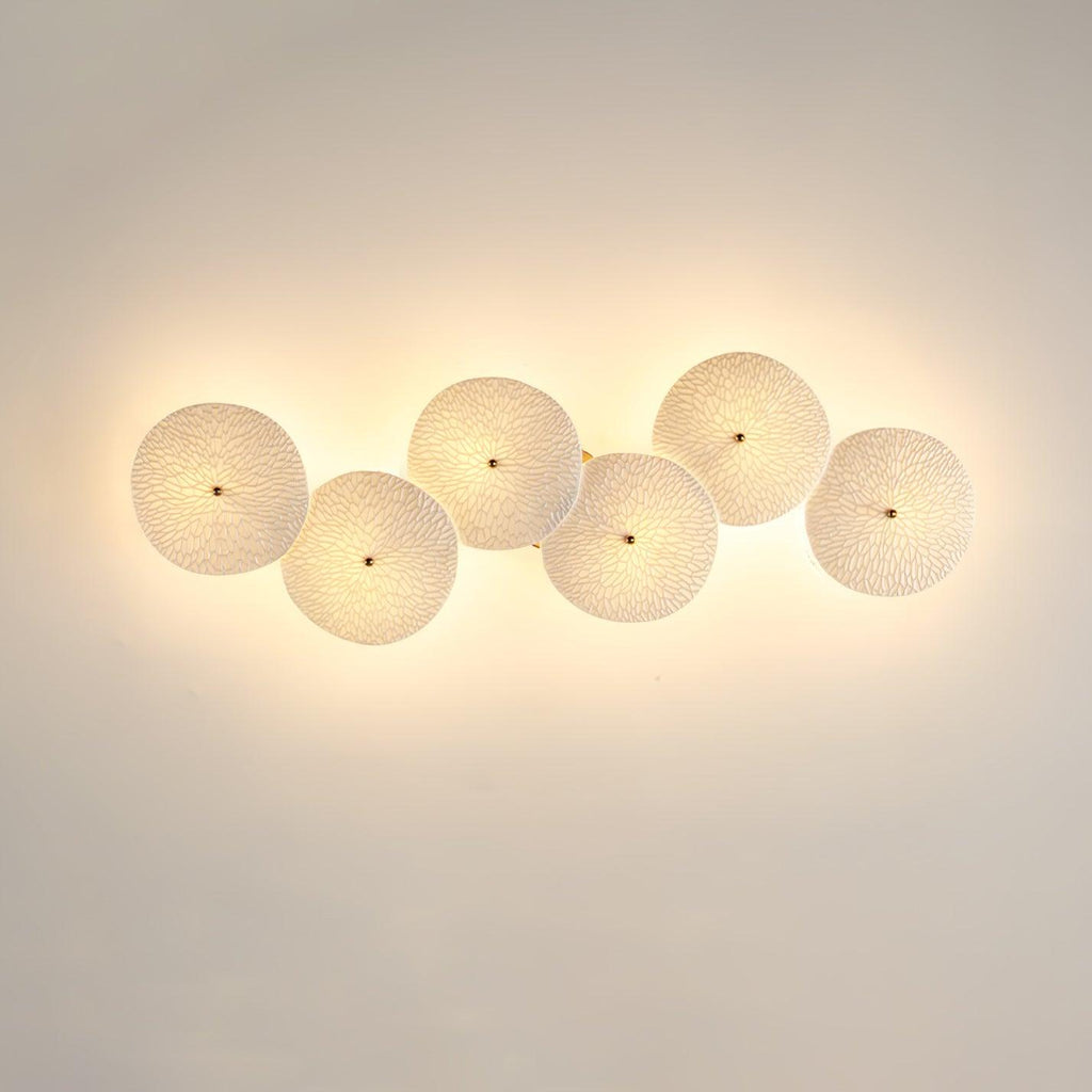 Kaskádová nástěnná lampa Kaivo ve tvaru lotosových lístků