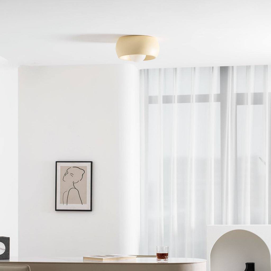 Minimalistische runde Deckenleuchte Louis – Deckenmontage