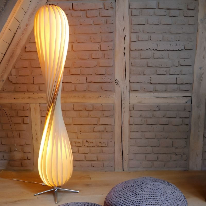 Lampu Lantai Putar Luma Untuk Ruang Tamu dan Pejabat Moden