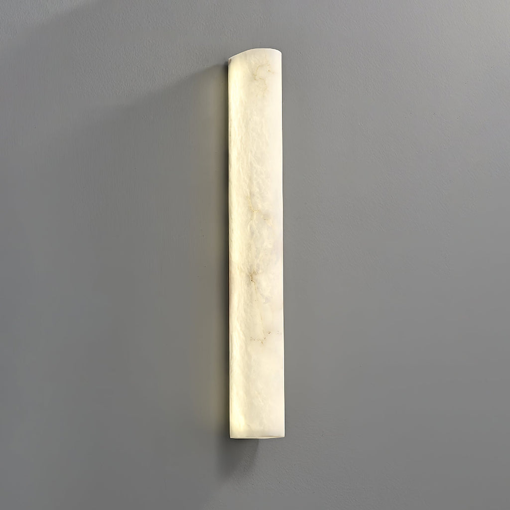 Lampa ścienna Ulzoror z alabastru — minimalistyczna forma, zakres temperatury barwowej od 3000K do 6000K