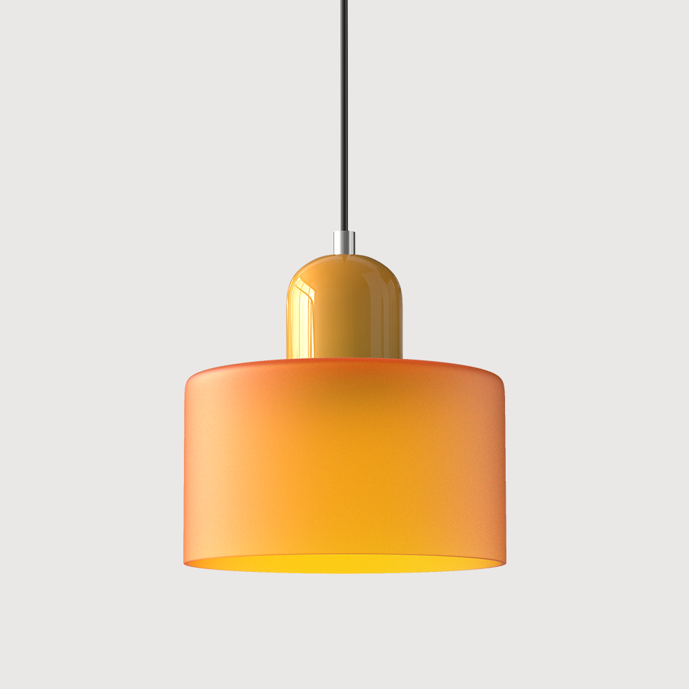 Luminária pendente geométrica Luminor — Design inspirado na Bauhaus
