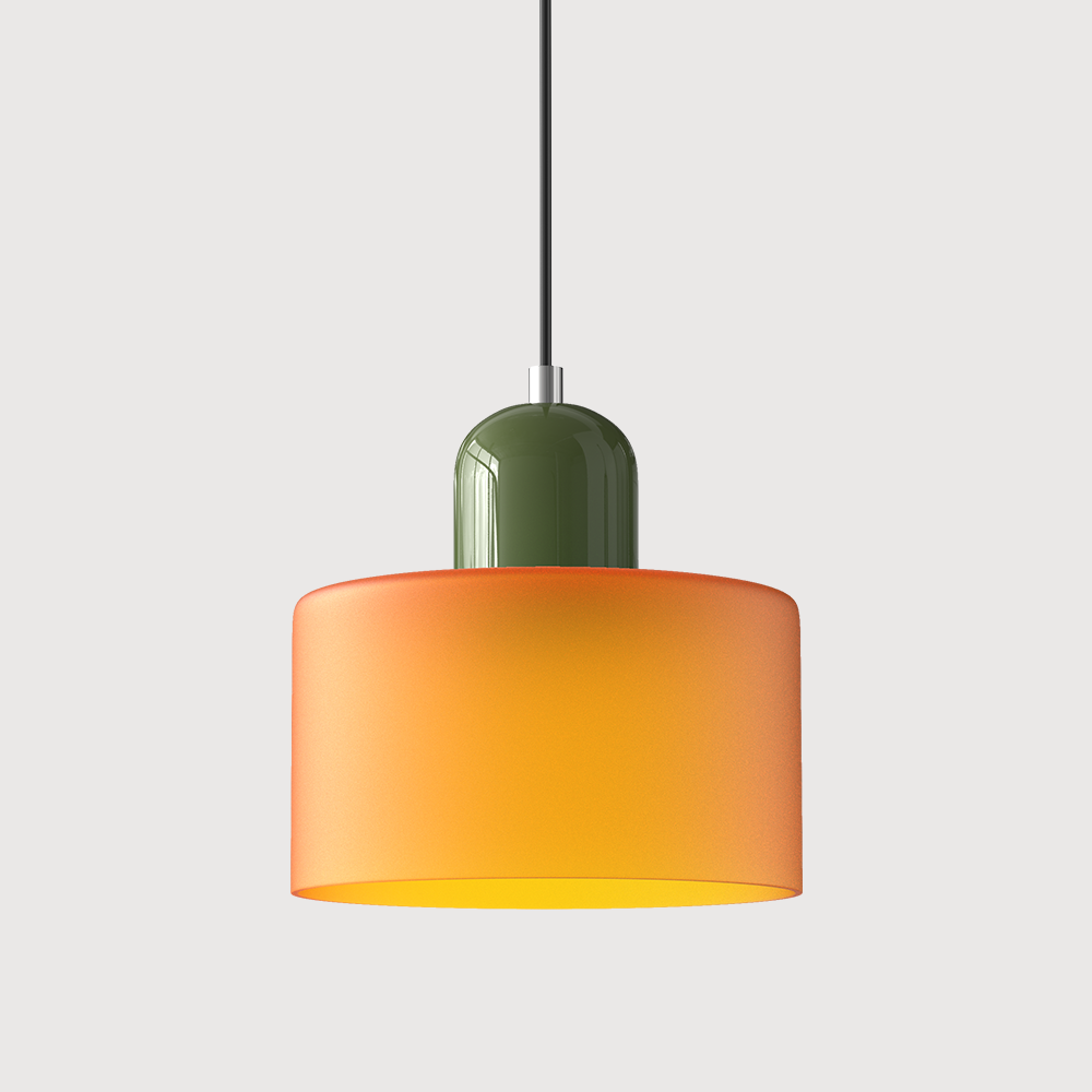 Luminária pendente geométrica Luminor — Design inspirado na Bauhaus