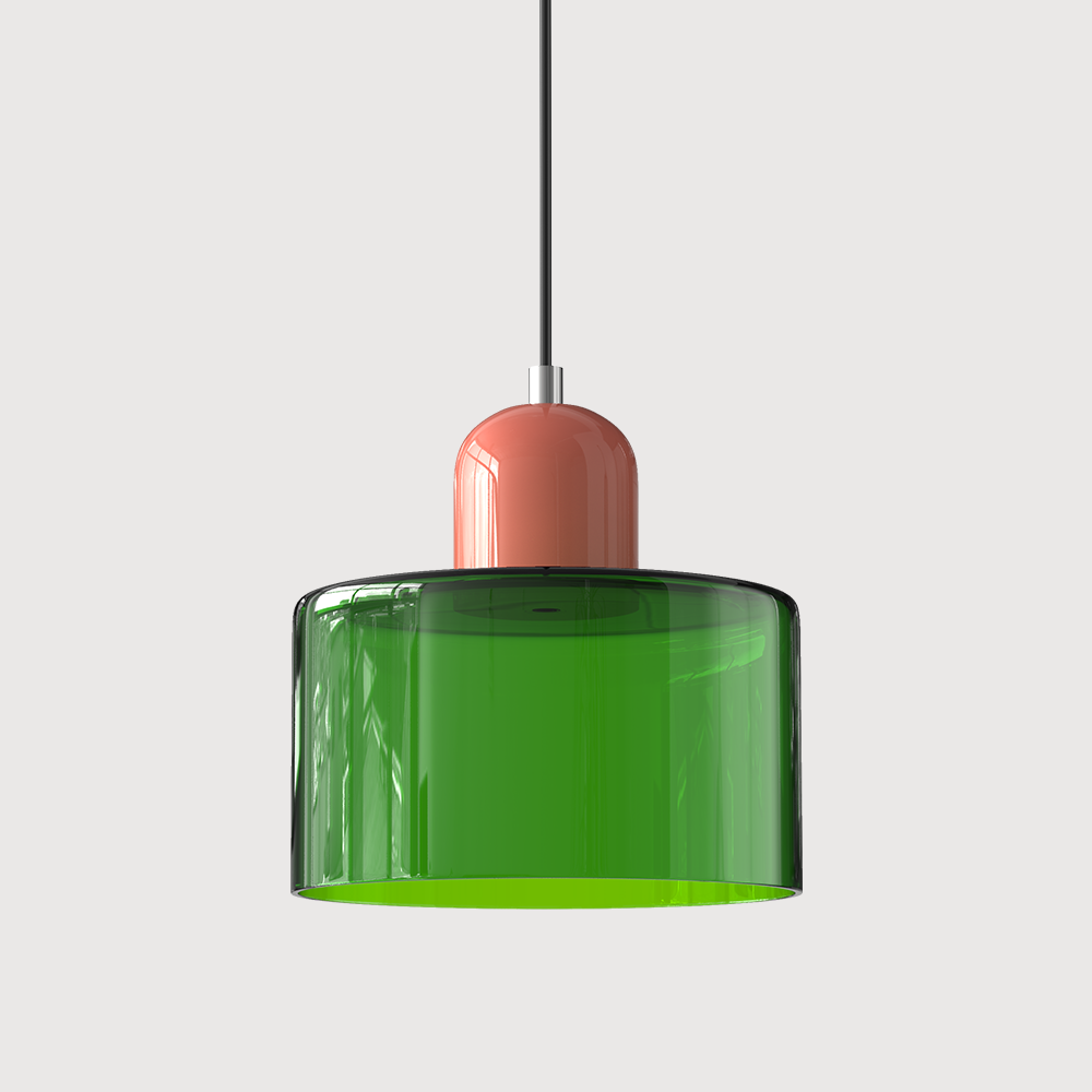 Luminária pendente geométrica Luminor — Design inspirado na Bauhaus