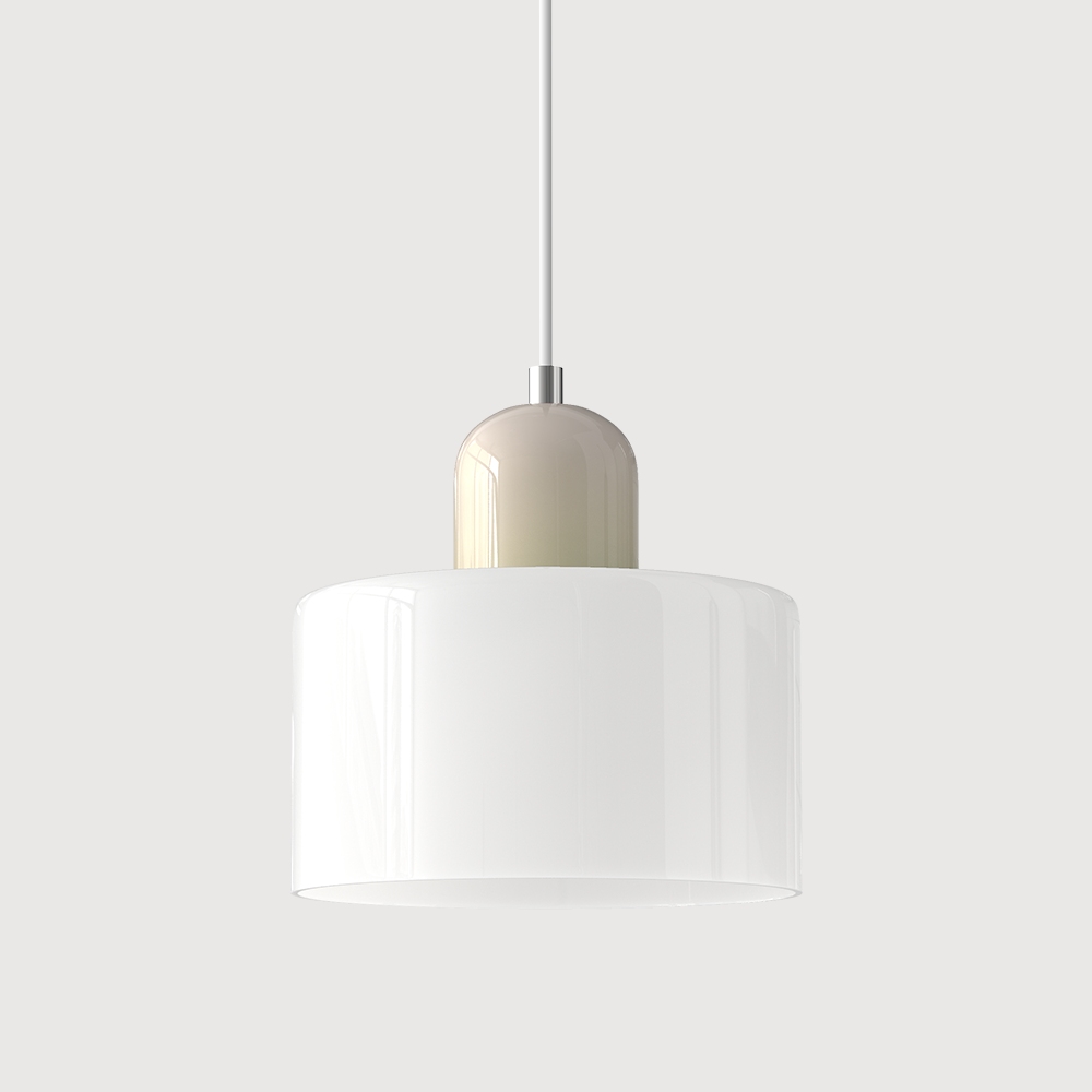 Luminária pendente geométrica Luminor — Design inspirado na Bauhaus