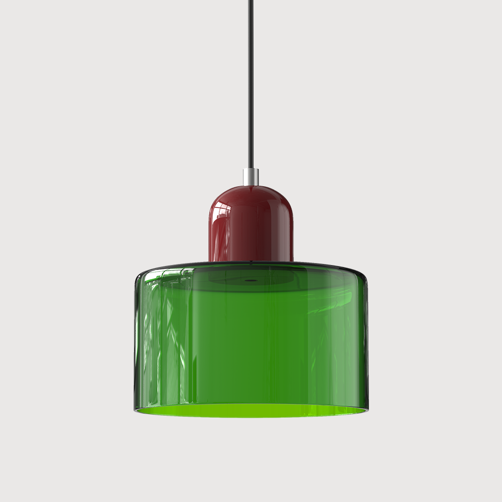 Luminária pendente geométrica Luminor — Design inspirado na Bauhaus