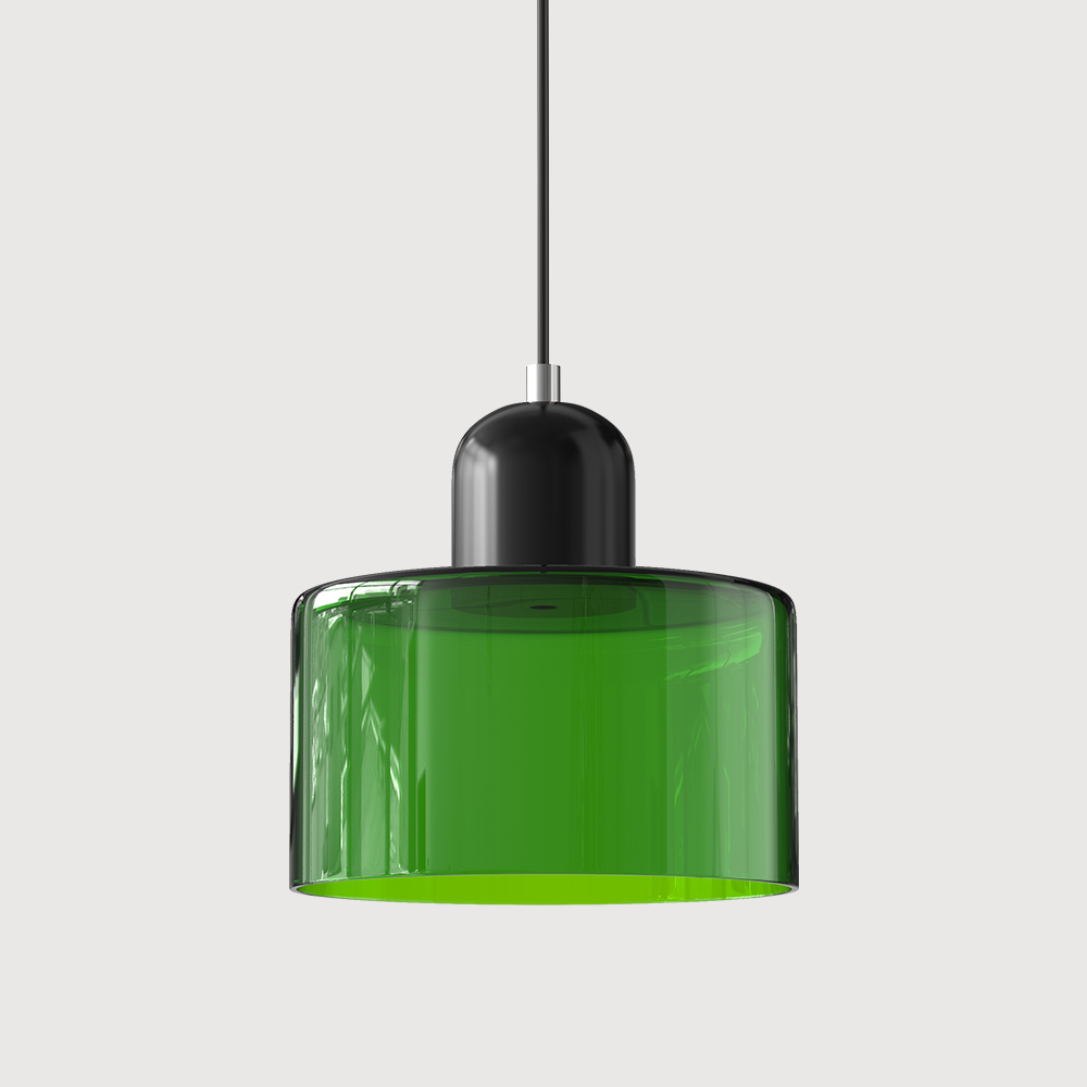 Luminária pendente geométrica Luminor — Design inspirado na Bauhaus