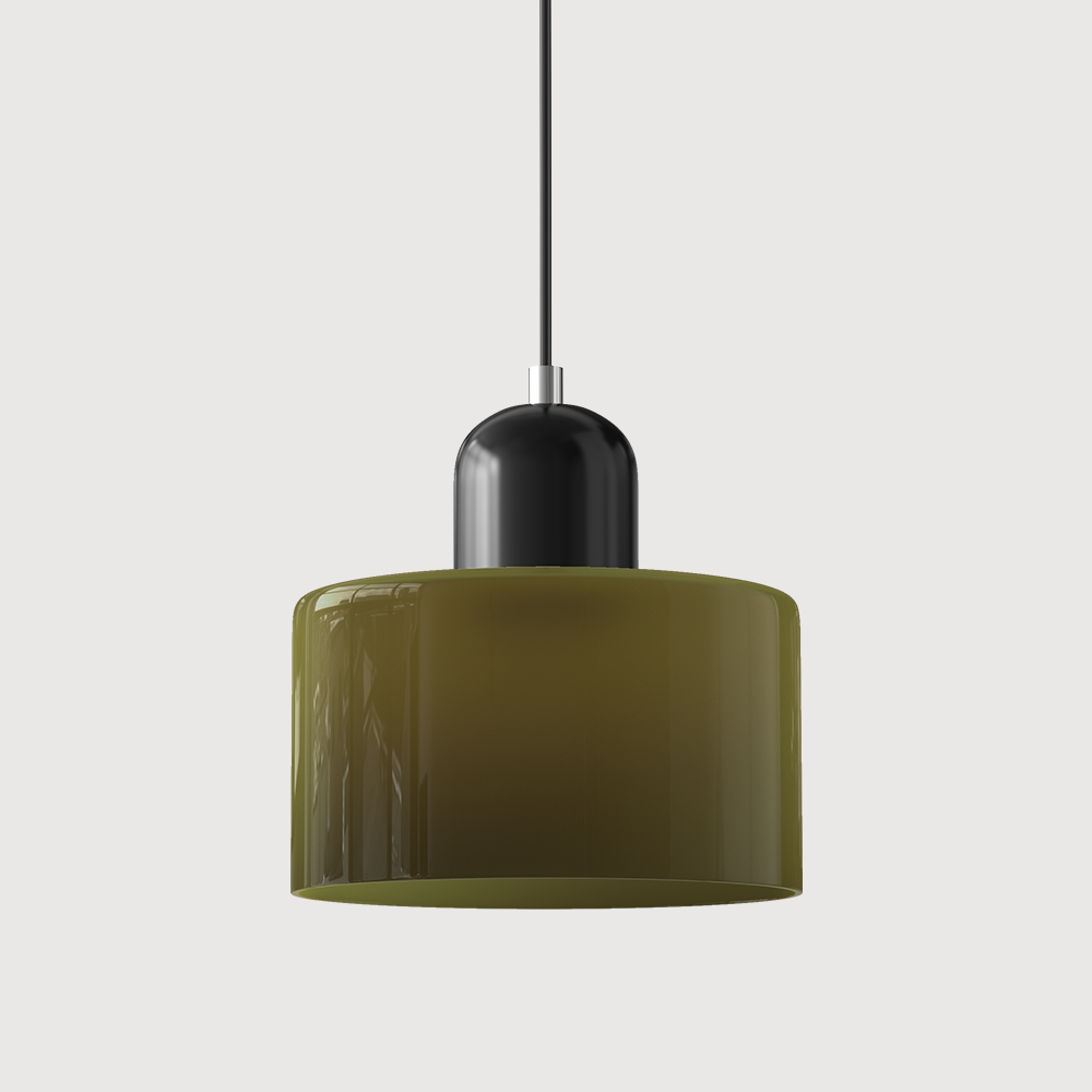 Luminária pendente geométrica Luminor — Design inspirado na Bauhaus