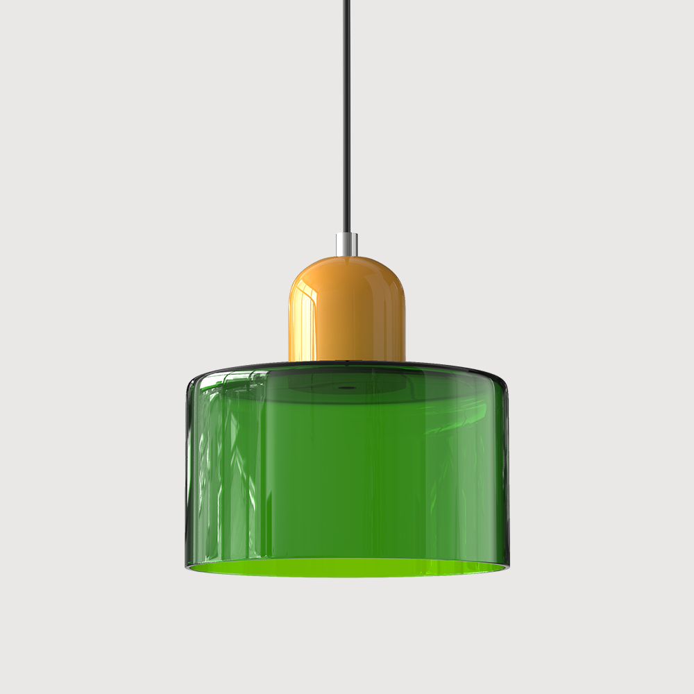 Luminária pendente geométrica Luminor — Design inspirado na Bauhaus