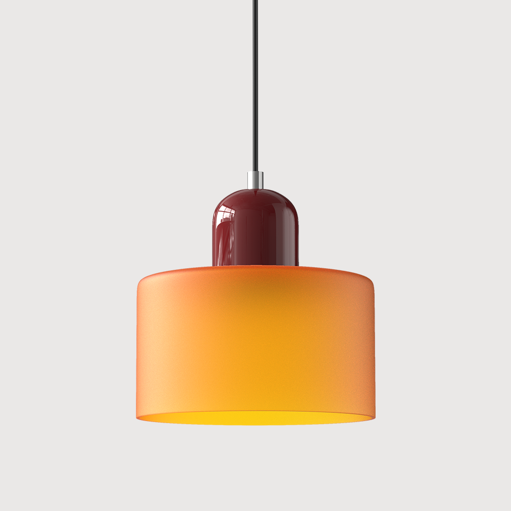 Luminária pendente geométrica Luminor — Design inspirado na Bauhaus